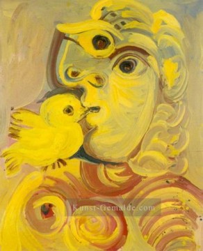  femme - Buste de femme al oiseau 1971 Kubismus